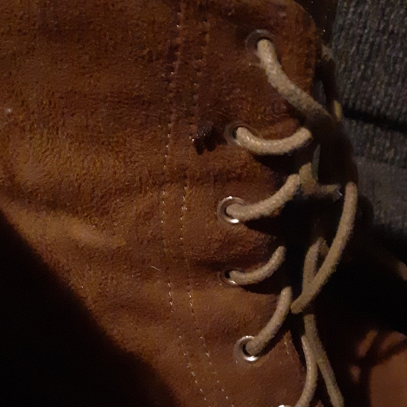 Milk Chocolate Brown Ankle Boots - Picture 2 of 7